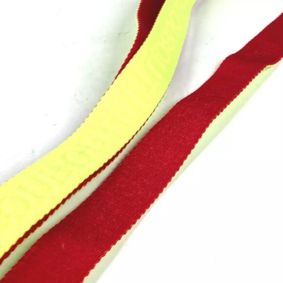 Christian Louboutin logo Buckle Accessories belt Canvas yellow Unused - Picture 2 of 11